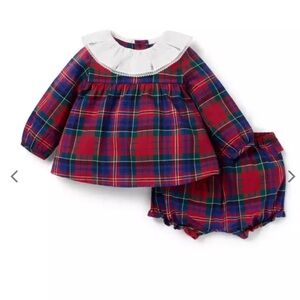 JANIE AND JACK BABY TARTAN MATCHING SET *NWTO
